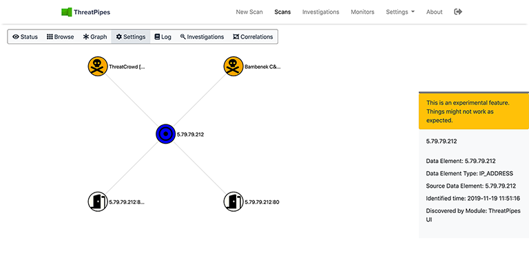 Targeted intelligence collection using ThreatPipes manual scans Targeted intelligence collection using ThreatPipes manual scans